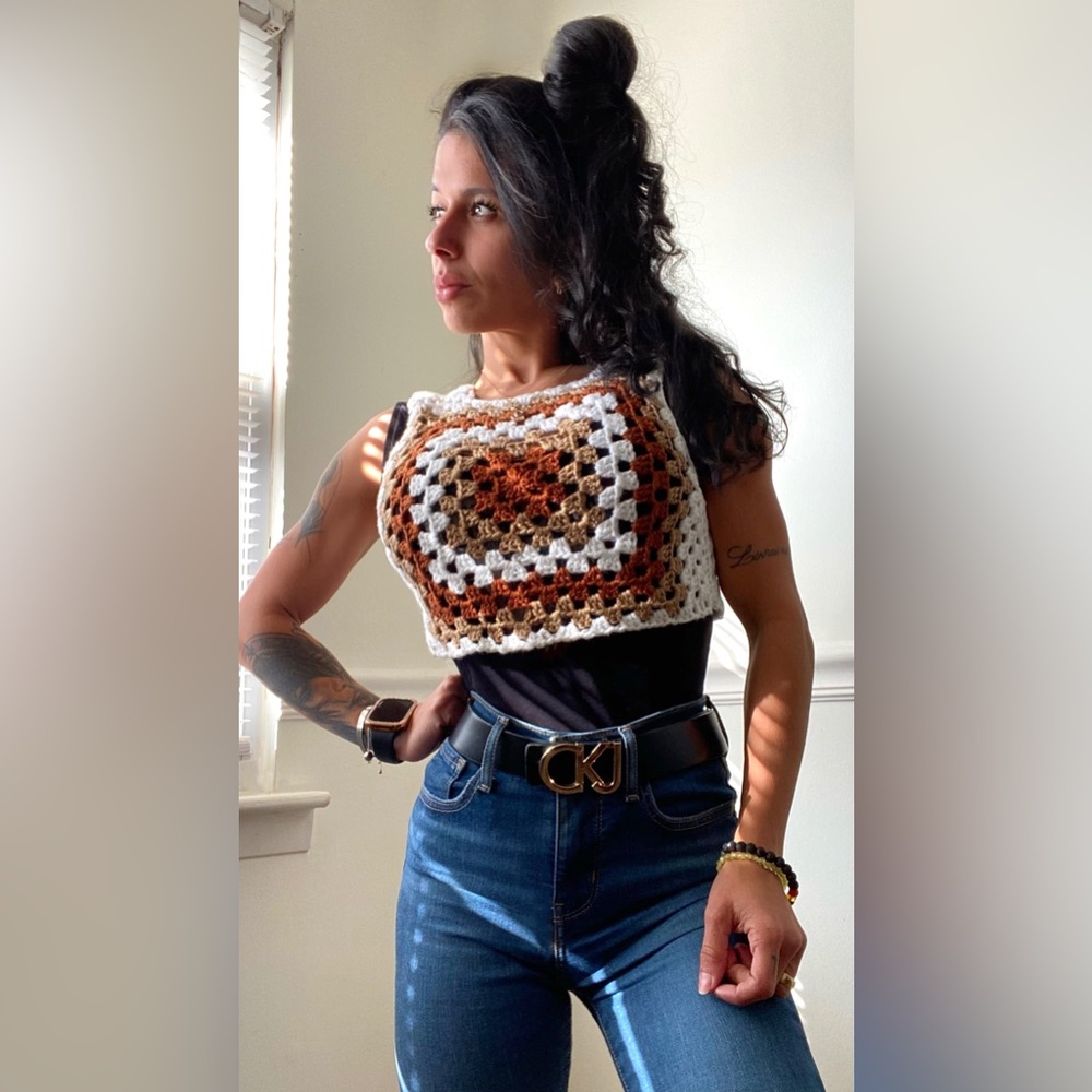 Women’s Granny Square Vest - Size: XS/S - Brand New